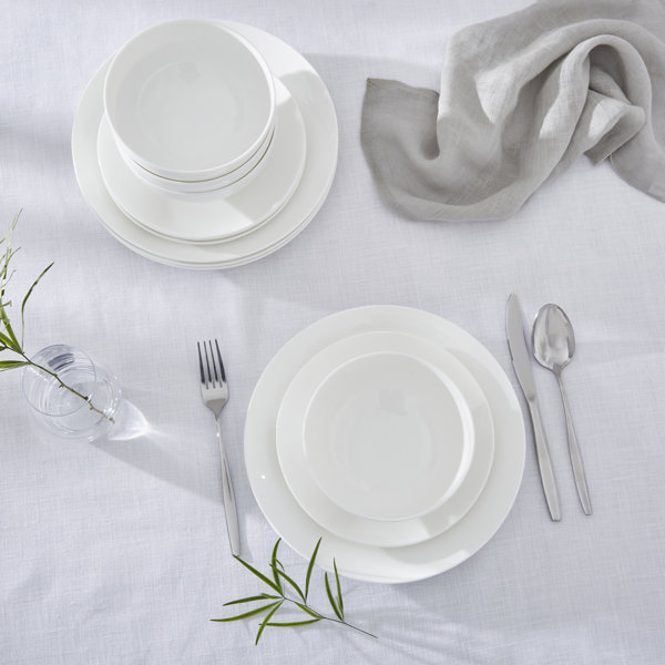 Royal Worcester Serendipity White Coupe 12 Piece Dinner Set & Reviews